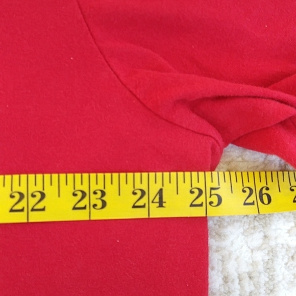 Nike Athletic Cut Crew Neck Tee Shirt XXL Red - Picture 8 of 9